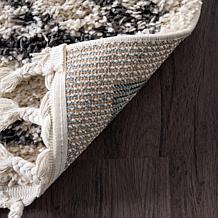 nuLOOM Mackie Moroccan Tasseled Shag 4' x 6' Area Rug