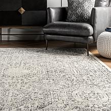nuLOOM Minta Vintage Transitional Area Rug - 4' x 6' Grey