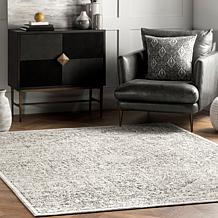 nuLOOM Minta Vintage Transitional Area Rug - 6' 7" x 9' Grey