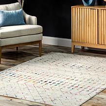 nuLOOM Moroccan Blythe Area Rug - 3' x 5' Light Multi