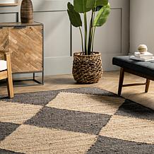 nuLOOM Pandora 5' x 8' Diamond Jute Area Rug