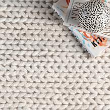 nuLOOM Penelope Braided Wool Area Rug 8' x 10' Off White