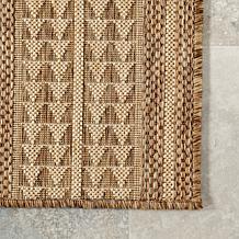 nuLOOM Ranya Tribal Indoor/Outdoor Area Rug 5' x 8' Light Brown
