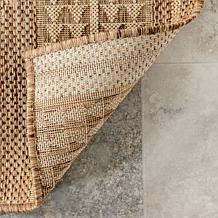 nuLOOM Ranya Tribal Indoor/Outdoor Area Rug 8' x 10' Light Brown