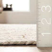 nuLOOM Rigo Hand Woven Farmhouse Jute Area Rug - 8' x 10' Off White