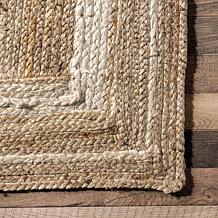 nuLOOM Rikki Coastal 3' x 5' Braided Jute Area Rug