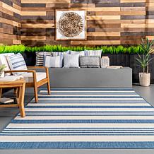 nuLOOM Robin 5' 3" x 7' 6" Multi Stripe Indoor/Outdoor Area Rug   