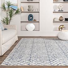 nuLOOM Rosanne Transitional Striped Area Rug - 4' x 6' Blue