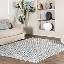 nuLOOM Rosanne Transitional Striped Area Rug - 4' x 6' Blue