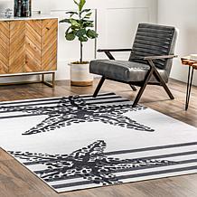 nuLOOM Starfish Machine Washable 5' x 8' Area Rug
