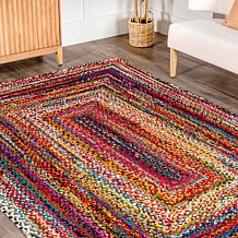 nuLOOM Tammara Bohemian Hand Braided Area Rug - 3' x 5' Multicolor