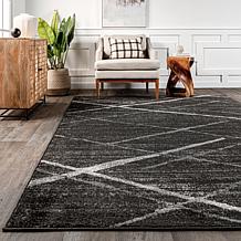 nuLOOM Thigpen Contemporary Area Rug - 2' 5" x 9' 5" Dark Gray