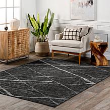 nuLOOM Thigpen Contemporary Area Rug - 7' 6" x 9' 6" Dark Gray