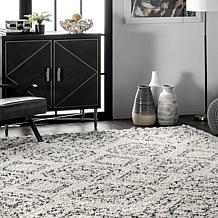 nuLOOM Vasiliki Moroccan Shag Tasseled 2' 6" x 6' Area Rug
