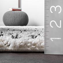 nuLOOM Vasiliki Moroccan Shag Tasseled 6' 7" x 9' Area Rug