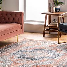 nuLOOM Westlyn 5' 3" x 7' 3" Faded Medallion Area Rug 