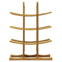 Oceanstar 12 Bottle Natural Bamboo Wine Rack