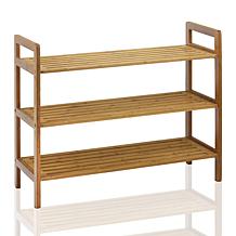 Oceanstar 3 Tier Bamboo Shoe Rack Natural