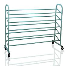 Oceanstar 5 Tier Metal Shoe Rack Turquoise