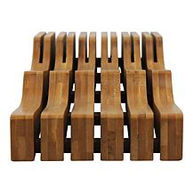 Oceanstar In Drawer Bamboo Knife Organizer