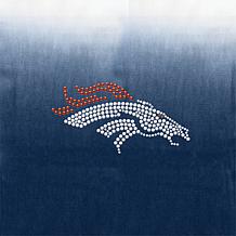 Officially Licensed Littlearth NFL One Size Dip Dye Poncho - Broncos