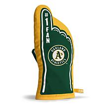 Officially Licensed MLB #1 Oven Mitt - Oakland Athletics