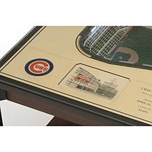Officially Licensed MLB 25-Layer StadiumViews End Table - Chicago Cubs