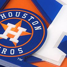 Officially Licensed MLB 3D Logo Series Coaster - Houston Astros