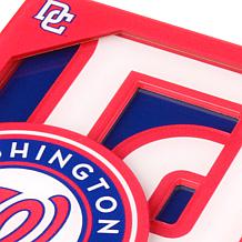 Officially Licensed MLB 3D Logo Series Coaster - Washington Nationals