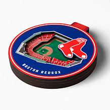 Officially Licensed MLB 3D StadiumView Ornament 2-Pack - Red Sox