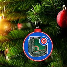 Officially Licensed MLB 3D StadiumView Ornament 2-Pack - Cubs 