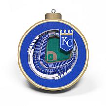 Officially Licensed MLB 3D StadiumView Ornament 2-Pack - Royals 