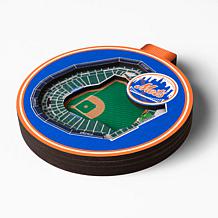 Officially Licensed MLB 3D StadiumView Ornament 2-Pack - Mets