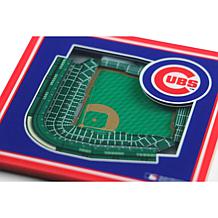 Officially Licensed MLB 3D StadiumViews Coaster Set - Chicago Cubs