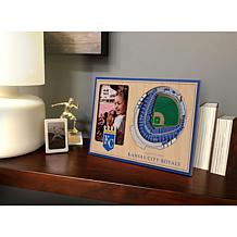 Officially Licensed MLB 3D StadiumViews Frame - Kansas City Royals