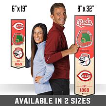 Officially Licensed MLB 6" x 19" 3D Stadium Banner - Cincinnati Reds