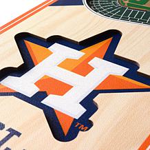Officially Licensed MLB 6" x 19" 3D Stadium Banner - Houston Astros 