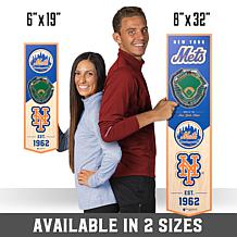 Officially Licensed MLB 6" x 19" 3D Stadium Banner - New York Mets