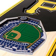 Officially Licensed MLB 6" x 19" 3D Stadium Banner- Pittsburgh Pirates
