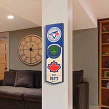 Officially Licensed MLB 6" x 19" 3D Stadium Banner - Toronto Blue J...