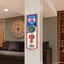 Officially Licensed MLB 6x19" 3D Stadium Banner- Philadelphia Phillies