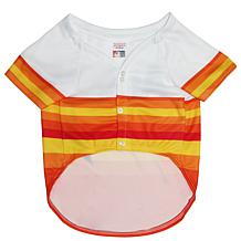 Officially Licensed MLB Astros Vintage Rainbow Pet Jersey