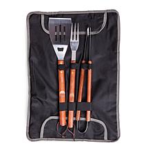Officially Licensed MLB BBQ 3-Piece Tote Pro Grill Set - LA Angels