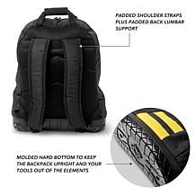 Officially Licensed MLB Chicago Cubs 18" Premium Tool Bag Backpack