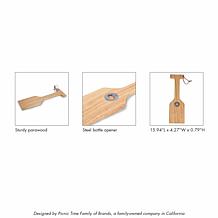 Officially Licensed MLB Grill Scraper with Bottle Opener - Cleveland