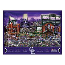 Officially Licensed MLB Joe Journeyman Puzzle - Colorado Rockies