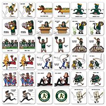 Officially Licensed MLB Licensed Memory Match Game - Oakland Athletics