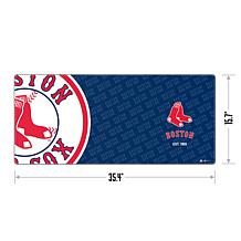Officially Licensed MLB Logo Series Desk Pad - Boston Red Sox