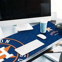 Officially Licensed MLB Logo Series Desk Pad - Houston Astros