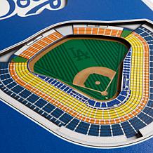 Officially Licensed MLB Los Angeles Dodgers 3D Stadium Banner